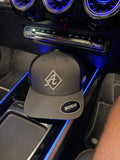 Grey & White Amora Cap