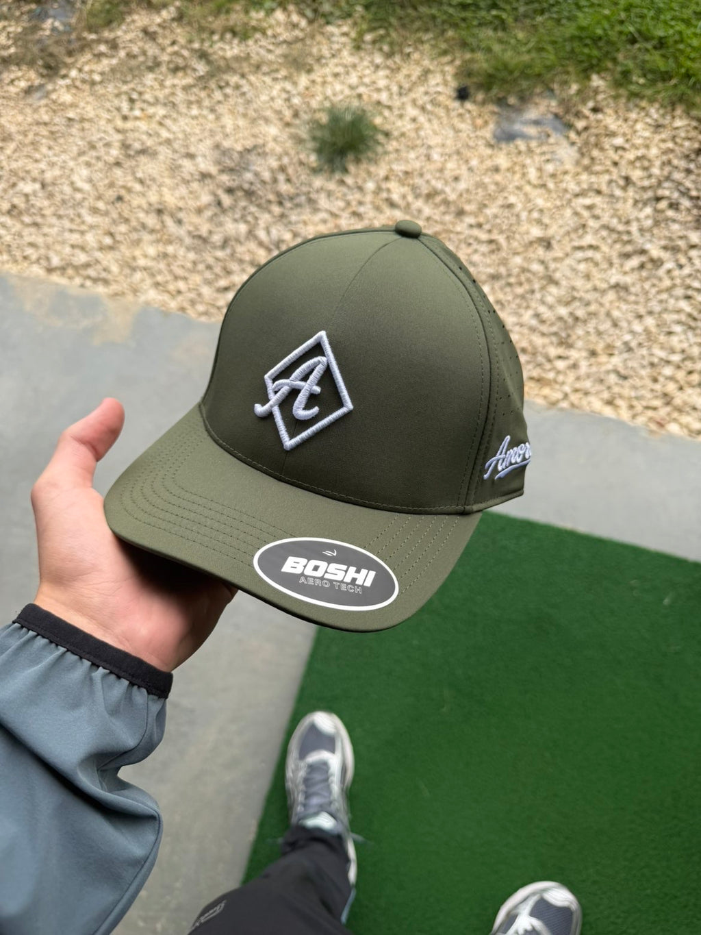 Khaki AeroTech Amora Cap